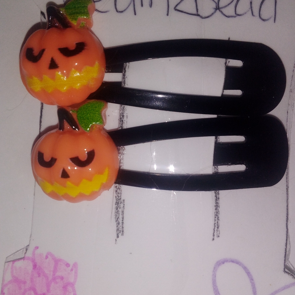 Halloween hair clip